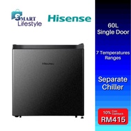 [FREE SHIPPING] Hisense 60L Single Door Mini Bar with 7 Temperature Ranges RR60D4ABN