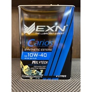EXN SAE 10W40 Synthetic Esters Molytech Engine Oil 4L | Minyak Hitam | Minyak Engine | 8000KM | FREE