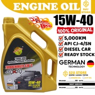 S2U Boscher 4WD Turbo Hilux Vigo Revo Engine Oil Synthetic 15W40 Diesel 7Liter Minyak Hitam Kereta