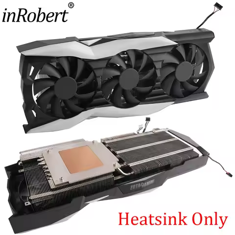 RTX2080Ti AMP Heatsink For ZOTAC GeForce RTX 2080 Ti AMP Extreme CORE Graphics Card Cooler Aluminum 