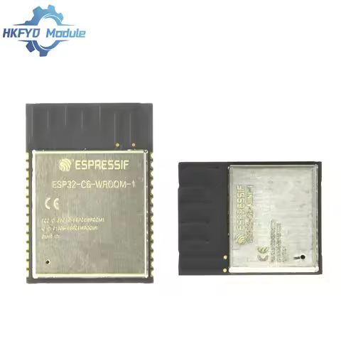 ESP32-C6-MINI-1 H4 N4 ESP32-C6-WROOM-1-N4//N8/N16 2.4GH Wi-Fi Ble 5 4MB Wifi Wireless Module Zigbee 