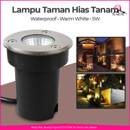 COD Lampu Taman Hias Tanam Ground Light Waterproof Warm White 5W  Lampu taman anti air tancap led pa