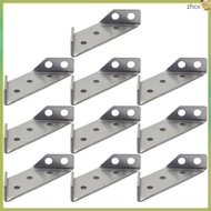 zhihuicx  Corner Code Rack Shelf Flat Metal Brackets Stand Angle Joint Fastener Trapezoid Brace Stainless Steel Heavy Duty