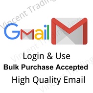 New GMAIL Account / Gmail Account Can Use For Any Apps / NEW & FAST (Just login & use)