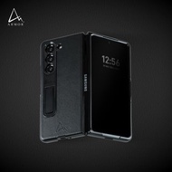 ARMOR Samsung Galaxy Z Fold 5 全真皮電話保護殼_午夜黑