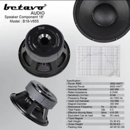 Sale Speaker komponen 18 inch triple magnet betavo b18 v655 component