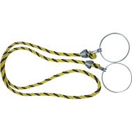 TRUSCO corn rope sign yellow x black 12mm x 2m ทรัสโก้ 