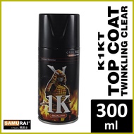 ▞ ◴ ⇩ SAMURAI K1KT** TWINKLING CLEAR 1K TOP COAT SAMURAI 300ML