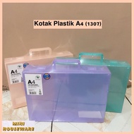 A4 Color Document Box A4 Size Plastic Box Green Leaf 1307