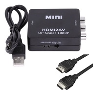 Hdmi to av Old TV Converter Set Top Box/Computer/PS3/PS4 to Old TV 3RCA