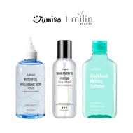 (Bundle) JUMISO Waterfull Hyaluronic Toner/Snail Mucin 95 + Peptide Facial Essence/Blackhead Melting