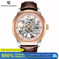 Pagani Design watch original jam tangan lelaki business automatic watch luxury cutout leather men wa