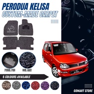 PERODUA KELISA CARPET SET Car Floor Carpet Coil Slot Mat Karpet Kapet Lapik Alas Kaki Kereta kelisa