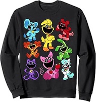 Smiling Animals Plush Critters Costume Funny Animals Sweatshirt
