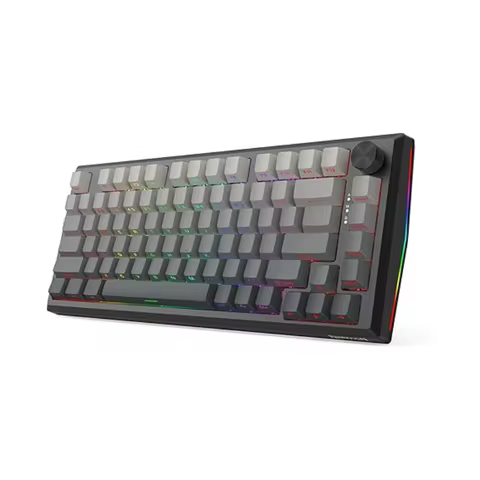 Redragon K687 PRO Wireless CNC Gasket Gaming Keyboard, 81 Keys Mechanical Keyboard,Litsea Switches