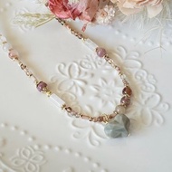 守護甜心-立體阿拉善愛心設計/限量一條/開運水晶/水晶項鍊設計款