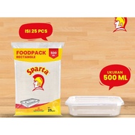 FOODPACK RECTANGLE 500/750 ML FOODPACK SQUARE FOOD CONTAINER/