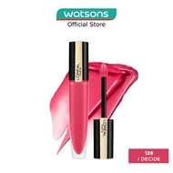 LOREAL PARIS MAKEUP Rouge Signature Matte Lip Colour Liquid Lipstick 128 I Decide 7ml