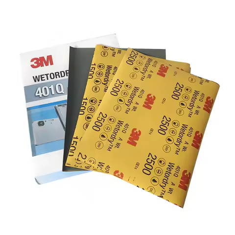 3M 401Q Sandpaper P1200/1500/2000/2500 Polished Car Paint Surface Scratches Repair Paint Water Grind