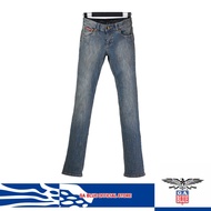 GA Blue 901 Women's Low Rise Straight Jeans - 2016