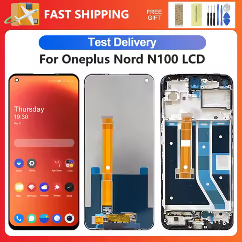 OEM For OnePlus Nord N100 6.52''For 1+N100 BE2013 BE2015 BE2011 BE2012 LCD Display Touch Screen Digi