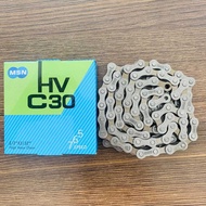 MSN Bicycle Shift Chain Mountain Bike Chain 5 Speed 6 Speed 7 Speed Chain 1/2 * 3/32 Chain 116L