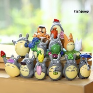 [FJ] 12pcs/set Anime Totoro Resin Miniatur Rumah Boneka Bonsai