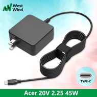 Acer Type C Laptop Charger for C851 C933 CB311 CB311-8H CB314 CB315 CB514 CB515 CB5-312 CB5-312T