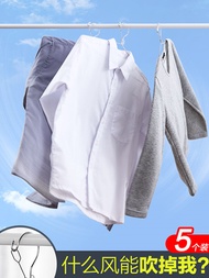 Clothes hanger/stainless steel hanger hook domestic clothes hanger windproof antiskid clothes hanger