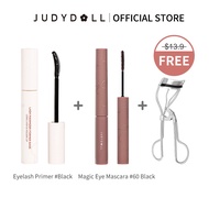 Judydoll  Mascara Primer & Magic Eye Long Combination Pack Free Eyelash Curler-Beauty Cosmetic MakeU