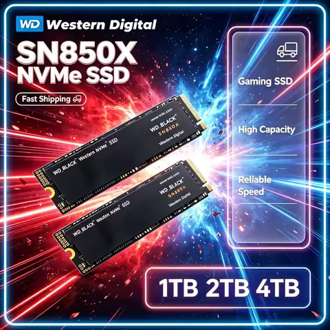 Western Digital SN850X M.2 2280 NVMe PCIe 4.0 SSD 1TB 2TB 4TB WD Black Internal Solid State Disk For