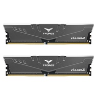 T-Force Vulcan Z DDR4 DRAM 16GB Kit (2x8GB) 3200MHz Desktop Memory Module (PC4-25600) CL16 Ram (Gray