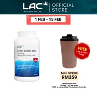 LAC Fish Body Oil 1000mg (180 Softgels) [Exp Jun 2028] 01404910