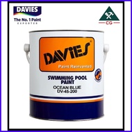 ◸ ∇ DAVIES Swimming Pool Paint and Reducer 4 liters