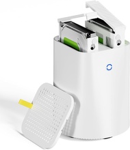 R1 Intel N100 Mini PC 4C/4T, Support 40T（2 * 20T 2 Bay Storage） ，NO RAM NO SSD 3-in-1 Mini Computers