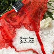 Orange Garter Belt Sexy Lace Garter Belt