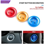LOVETOUCH 2Pcs Car Start Ignition Engine Start Stop Button Ring Cover Trim Sticker For Cadillac XT5 