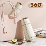 铃兰花保温杯 316不锈钢保温咖啡杯