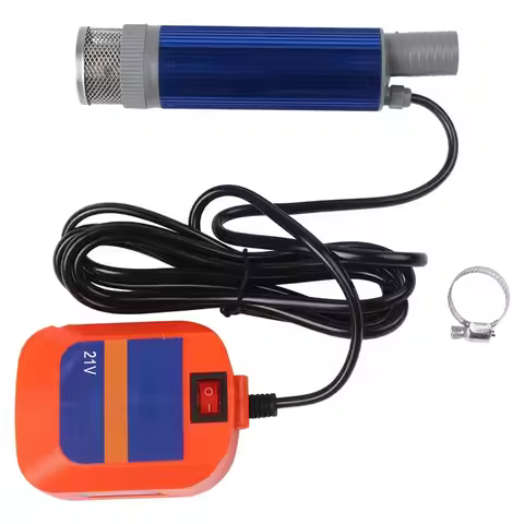 H5-Compact 12V Lithium Portable Pump With 40-60L/Min Flow Rate Designed For Diesel Water And 18V Bat