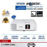 Epson EB-L200W 3LCD 4200 Lumens WXGA Business Laser Series Wireless Projector, Office, Laser Project