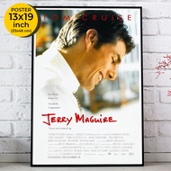 Jerry Maguire Poster (1996) โปสเตอร์ภาพยนต์ เจอร์รี่ แม็คไกวร์ เทพบุตรรักติดดิน Tom Cruise, Renée Ze