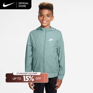Nike Older Kids' Sportswear Windrunner Hooded Repel Jacket - Cannon [FZ5516-017]