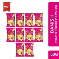WL FOODS Danish Potato Biscuit 56g x10's