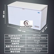 New 2024 SNOW Chest Freezer LY600LD - 540L