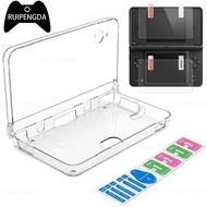 Clear Crystal+Screen Protector for DSI NDSi XL LL Console PC Protective Shell Transparent Skin Case 