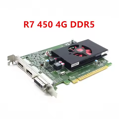 Original RADEON R7 450 4GB DDR5 Game Graphics Card for Desktop Industrial Computer Server Laptop Ext