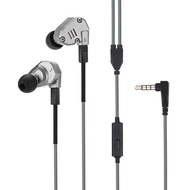 KZ ZS6 Quad Driver Headphones High Fidelity Extra Bass Earbuds with Detachable Cable