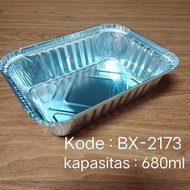 ALUMINUM TRAY BX-2173 - @125 - ALUMINUM FOIL TRAY CONTAINER BX 2173 Original
