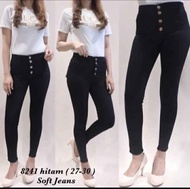 BAYAR DI TEMPAT.levis soft jeans kacing 5/Highwaist kancing 5 celana jeans wanita/Jumbo Highwaist Ka