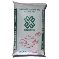 DINDINGS 929(3mm) & 923 (3mm) / 9803 20KG (MAKANAN IKAN AQUARIUM HIASAN / KOLAM / SUNGAI / UMPAN PEL